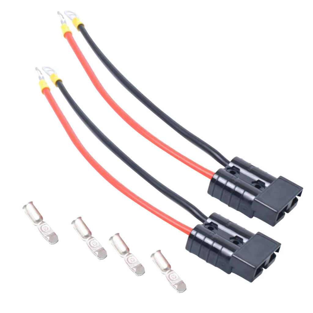 2 шт. 50Amp батарея Quick Connerctor корпус и клеммы с 25 см Wrie| |