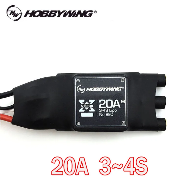 

Бесщеточный Регулятор Скорости HOBBYWING XRotor 20A 3-4S OPTO ESC для мультикоптеров