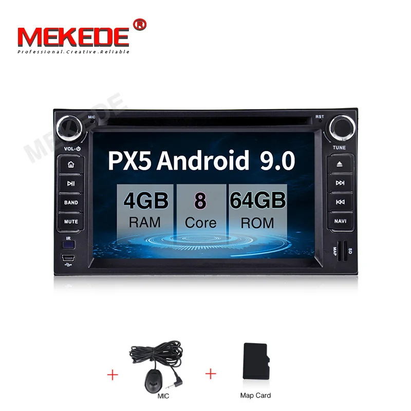 64G CAR DVD MEKEDE HD 2 din автомобильный dvd для KIA SORENTO MAGENTIS SPORTAGE MORNING CEED Rio Cerato 2005-2010 KIA Универсальный Android 9,0 8 core - Цвет: 64G CAR DVD