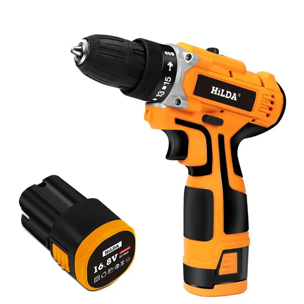 16,8 V 340W электрическая отвертка Мини Ручной Мощность дрель w/светильник Водонепроницаемый ручная дрель режим зарядки