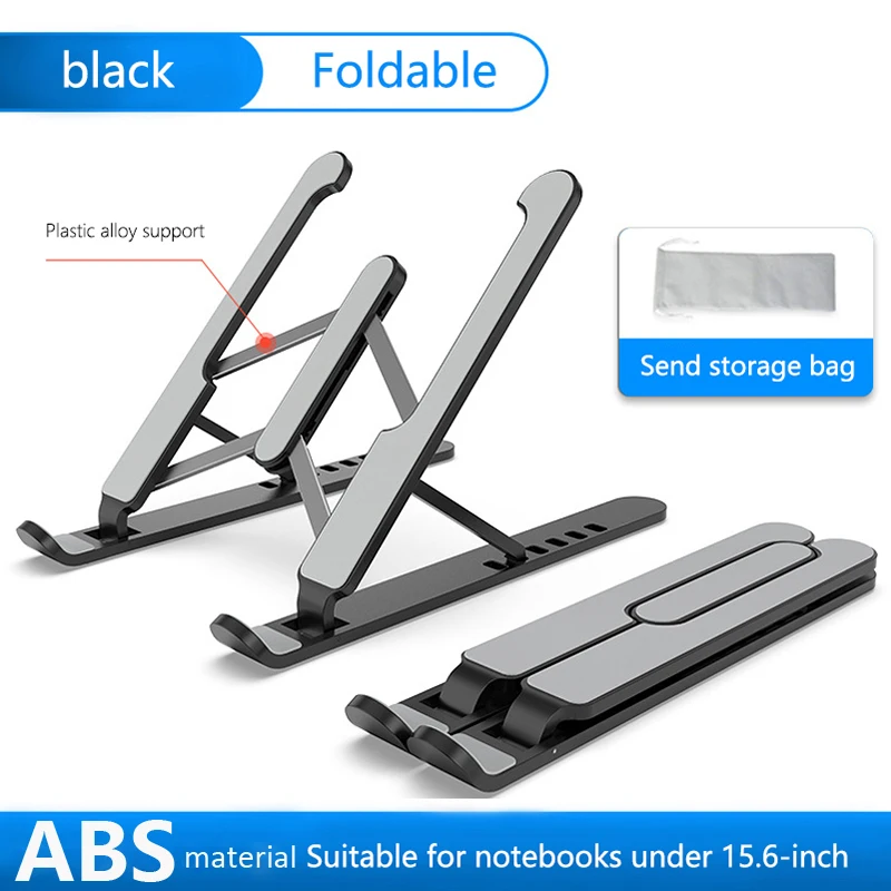 

Foldable Laptop Stand Non-slip Desktop Laptop Holder Notebook Stand For Macbook Pro Lapdesk PC Computer Laptop Cooling Pad Riser