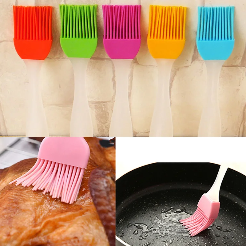 Высокая Температура силиконовое масло для барбекю приправы кисти формы выпечки
