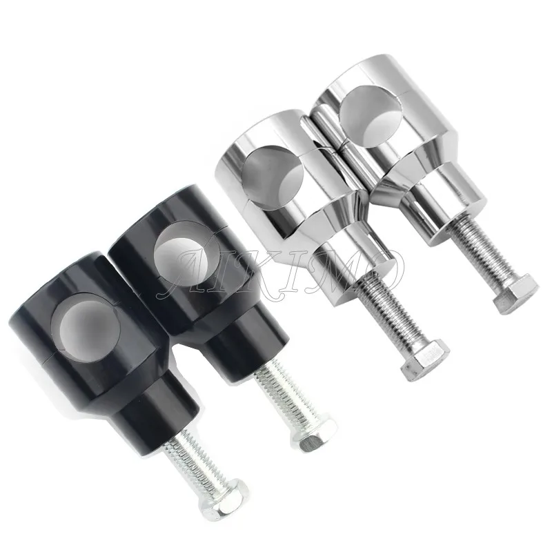 

Motorcycle 7/8 inch 22mm Cafe Racer Round Handlebar Riser Clamp For Honda Suzuki Yamaha Kawasaki Universal Retro Modification