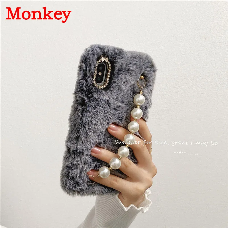 luxury pearl wrist strap phone case for oneplus 9 8 7 pro 6 5 3 protection cases for one plus 8t 7t 6t 5t 3t nord n100 z covers free global shipping