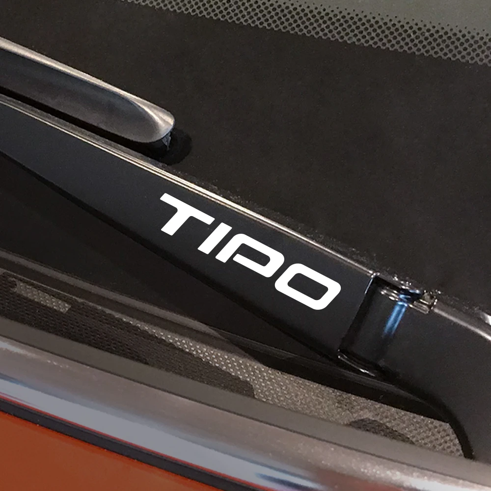 4 шт спортивный автомобиль стеклоочиститель виниловые наклейки из ПВХ для Fiat Punto