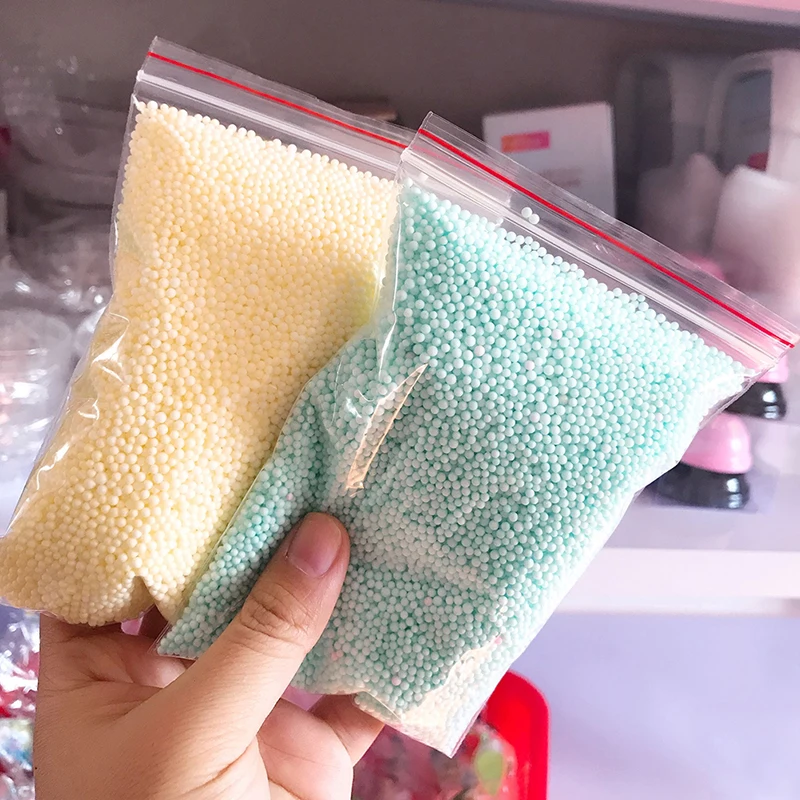 Горячая Распродажа 1 упаковка DIY Снежная грязь частицы аксессуары слайм шарики