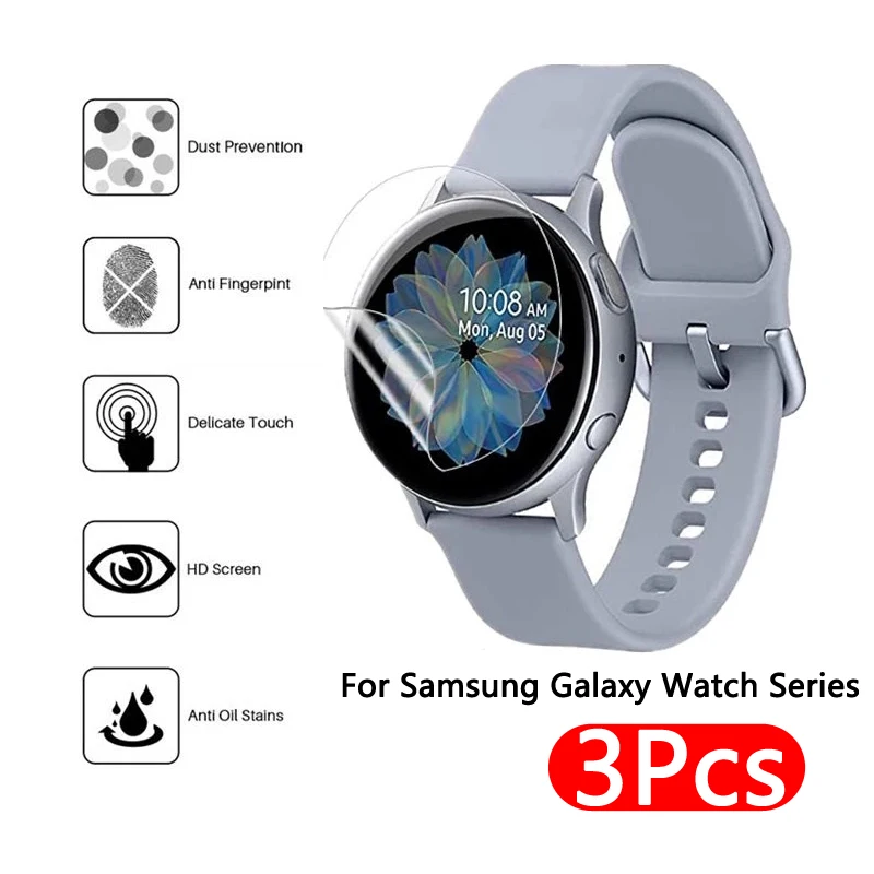 Гидрогелевая Защитная пленка для Samsung Galaxy Watch 3 Geat S2 S3 защитная экрана часов Acitve 2
