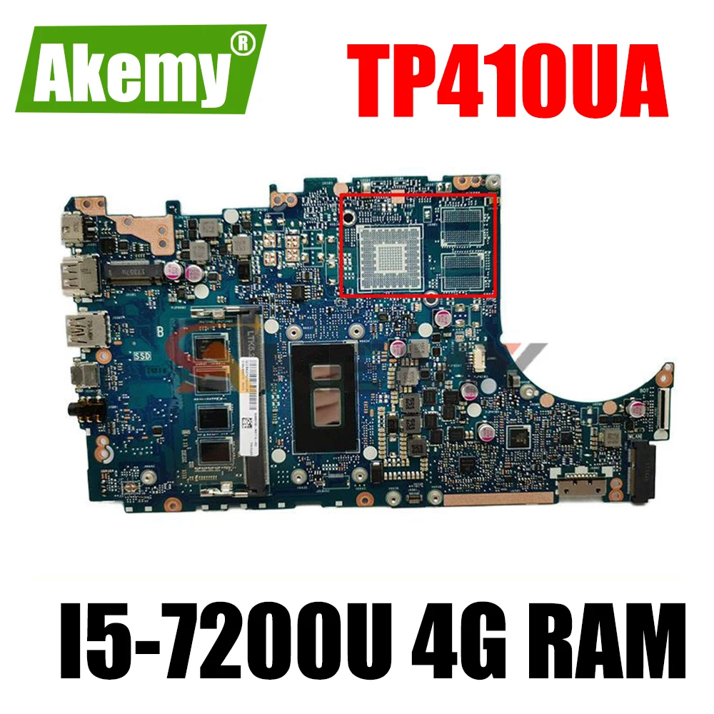 

TP410UA tp410лампы, модели TP410UR TP410UF TP410U TP410UA, материнская плата Laotop с фонариком, 4 Гб ОЗУ, 100% полностью протестирована
