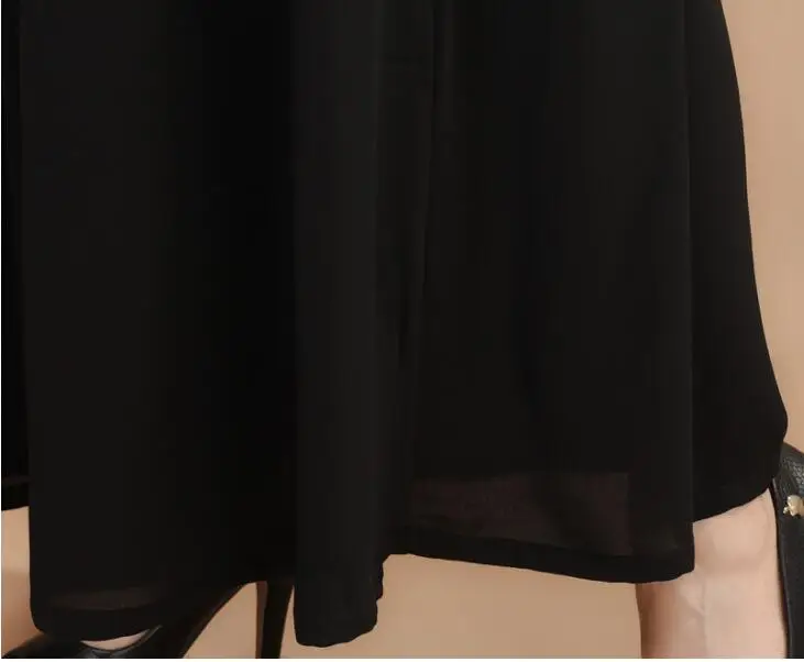 2019 летние широкие брюки женские богемные шаровары юбка Формальные Mori ol прямые