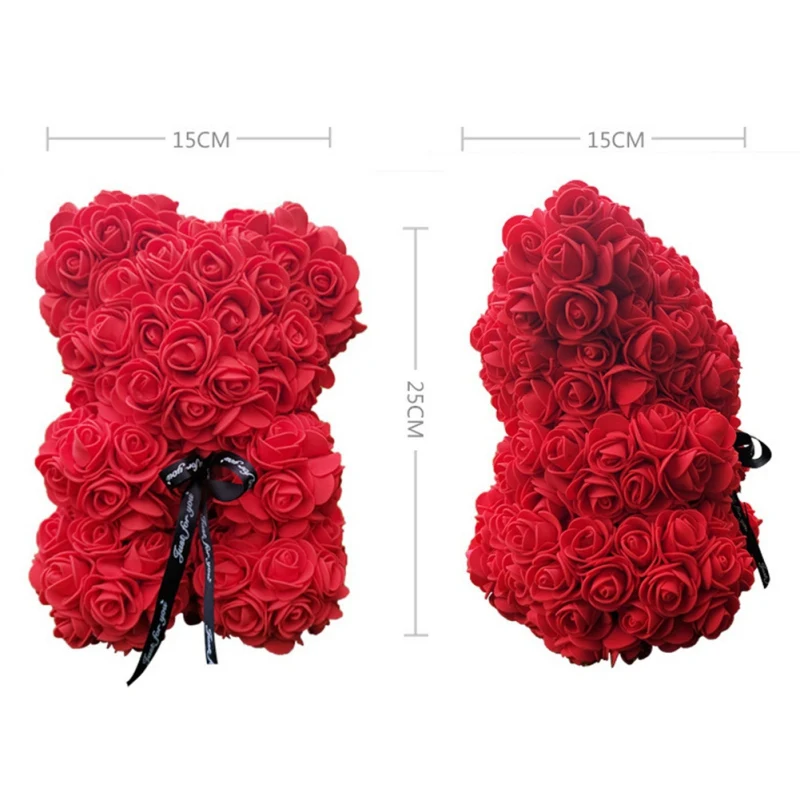 Прямая поставка подарок на день Святого Валентина 25 см розовый плюшевый мишка