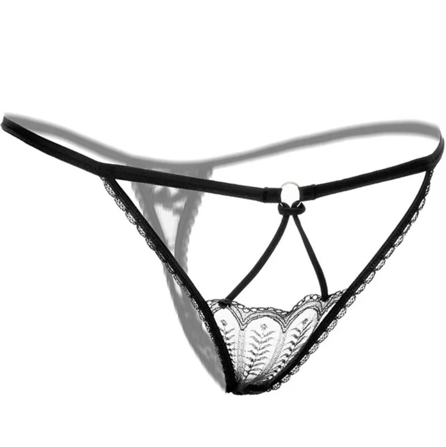 Романтические полые бесшовные трусики стринги во французском стиле женское