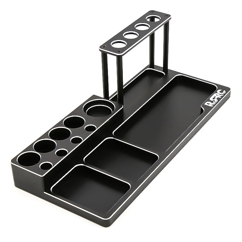 

Metal Tool Storage Rack Screwdriver Tools Bracket Holder Tool Socket Tray Socket Tool Tray for RC Car SCX10 Traxxas TRX4