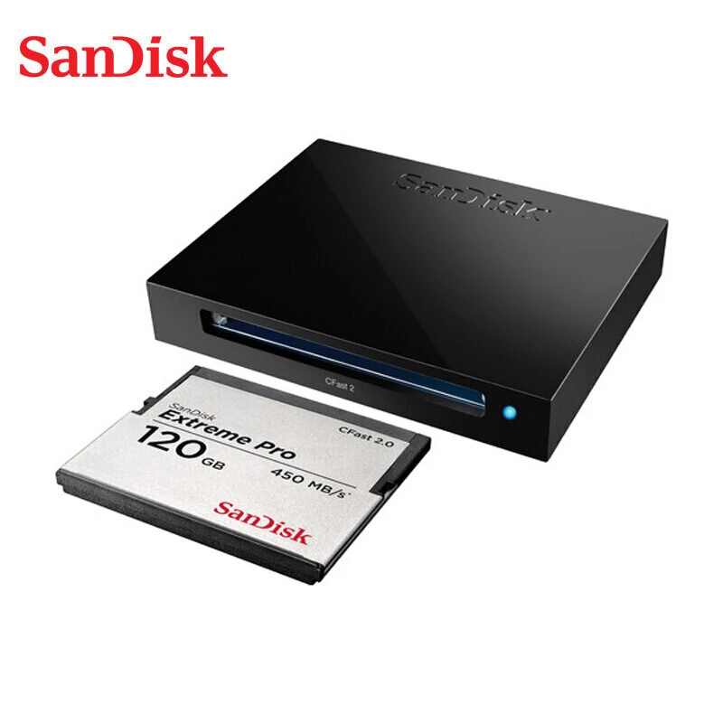 Оригинальный SanDisk Extreme PRO CFast 2 0 кард-ридер/Писатель высокоскоростной USB3.0 до 500