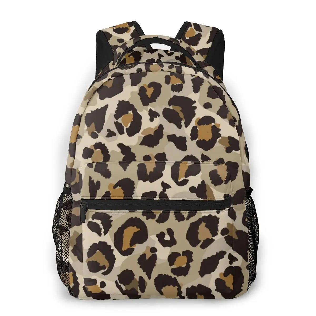 

Leopard Full Printing School Bag for Teenager Boys Girls Children Kids Orthopedic Schoolbag Women Soft Bookbags