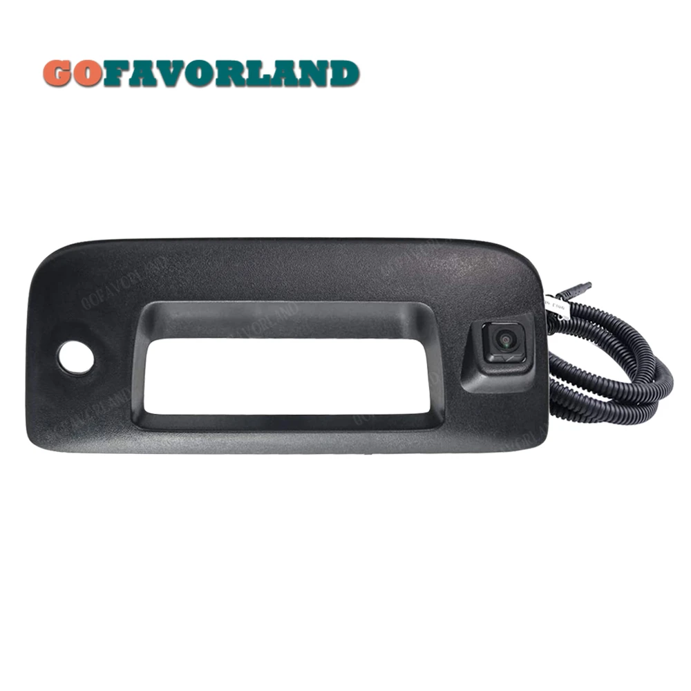 Tailgate Handle and Bezel Trim With Camera Kit Black Plastic 22755304 For Chevrolet Silverado 2008 2009 2010 2011 2012 2013