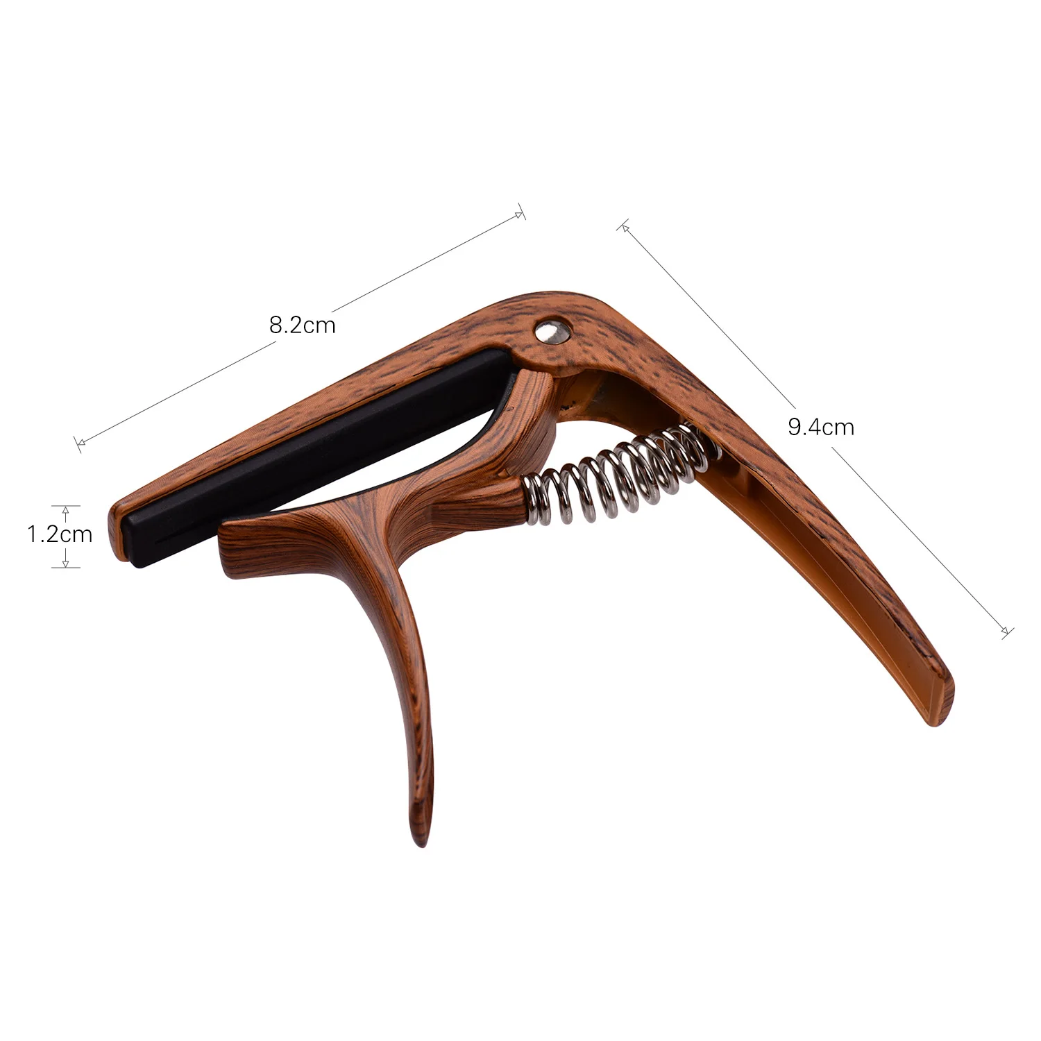 Портативный гитары цинковый сплав капо тон-изменение зажим эргономичный дизайн