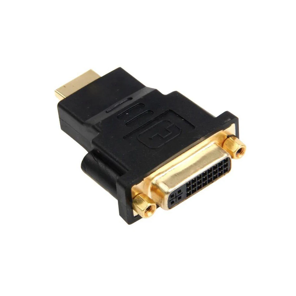 Совместимому с HDMI/DVI 24 + 5 мужчина к HDMI совместимого адаптера Позолоченные 1080P для