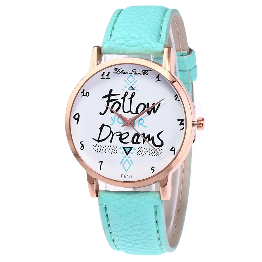 Top Brand Luxury Girl Quartzwatch Fashionable Leather Quartz Watch Women's Watches Ladies Wristwatch waresale | Наручные часы