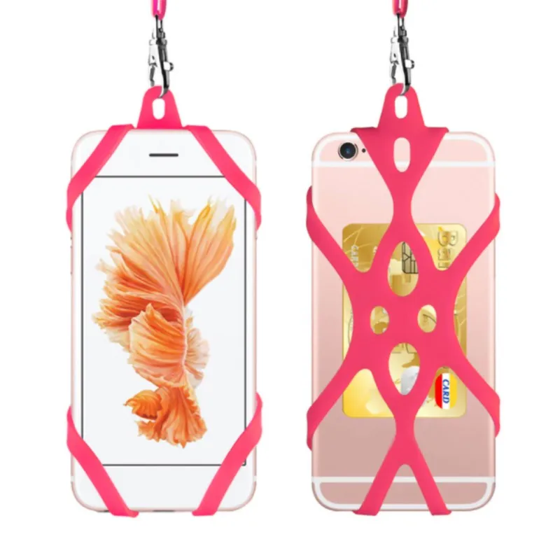 Универсальный чехол держатель для телефона с ремешком и шейным ремешком| |