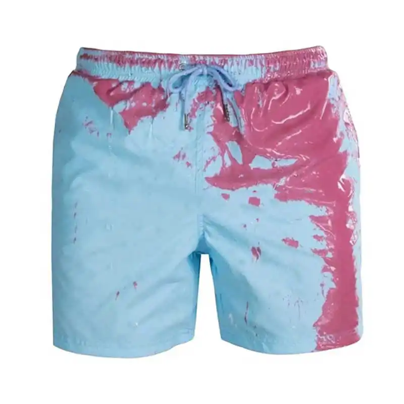 

Color-Changing Swim Change Color Shorts Summer Men Swimming Trunks Quick Dry Bathing Shorts Beach Pant Dropshippin