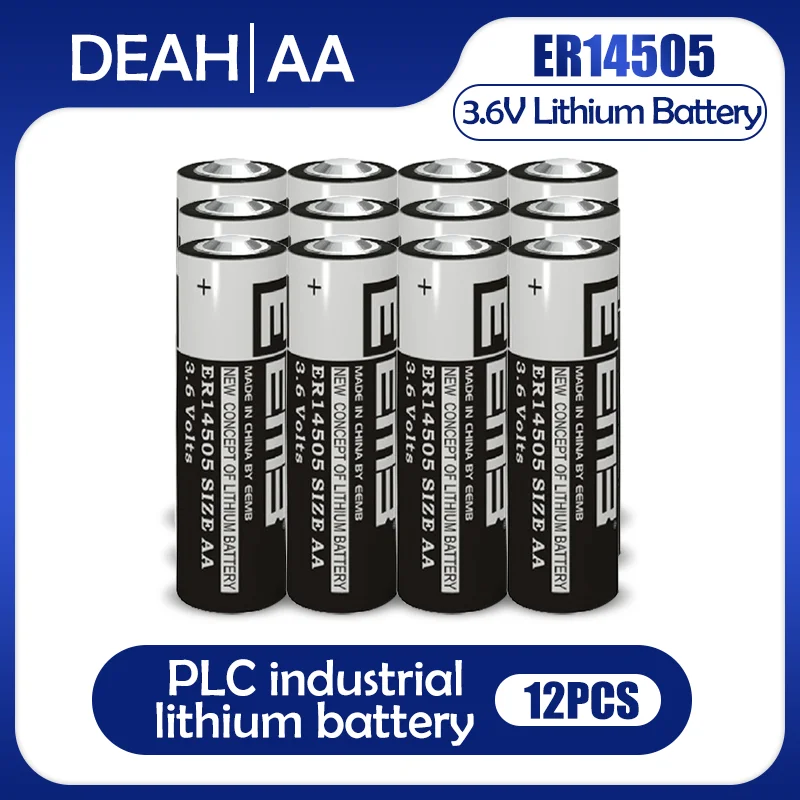 12 шт. ER14505 14505 2400 мАч AA промышленная литиевая батарея LR6 R6P для GPS трек-камера