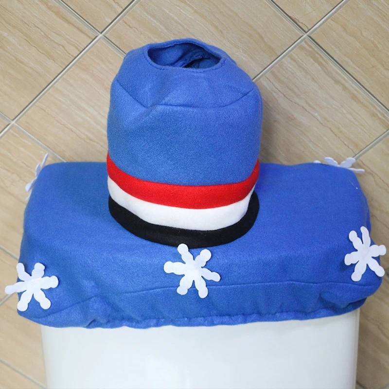 3 шт./компл. креативные рождественские украшения красный фланелевый чехол для