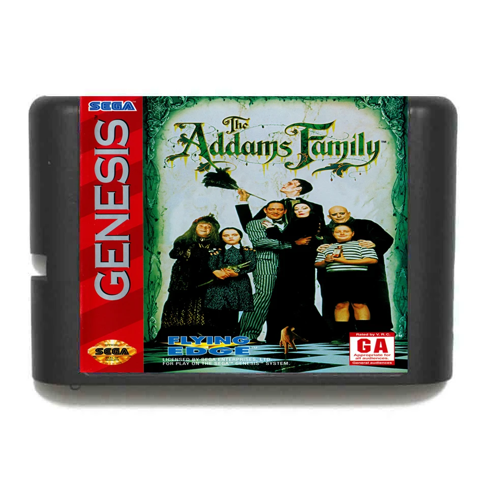 

Аддамс Семья 16 бит MD карточная игра для Sega игры Sega Mega Drive для Genesis