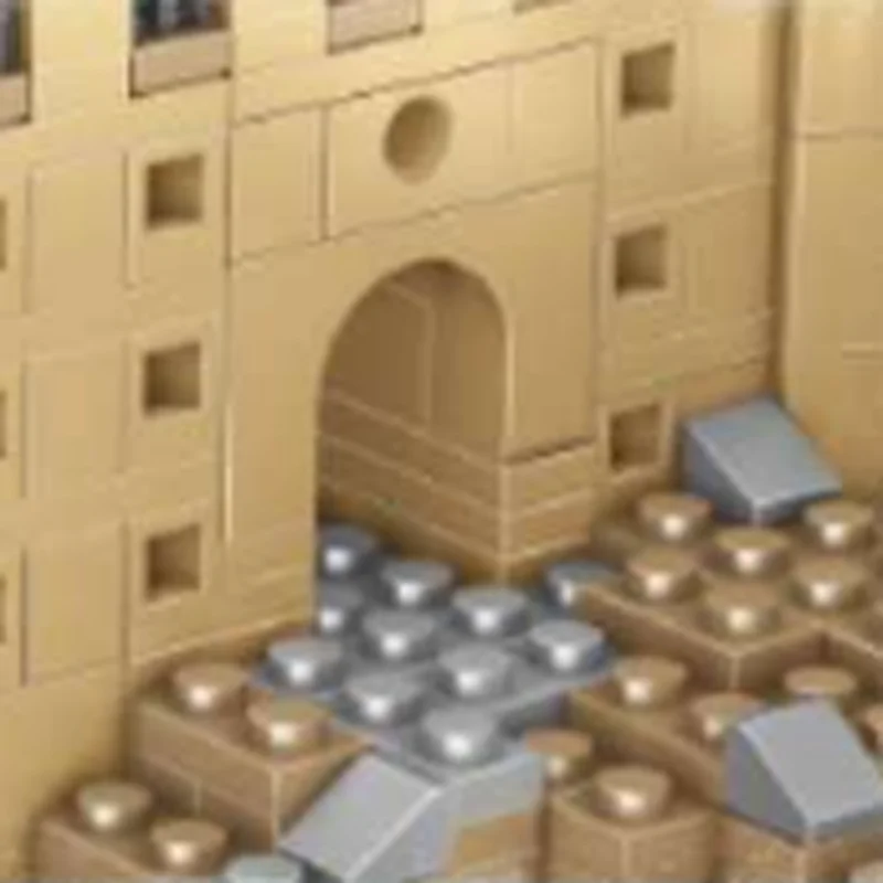 

6188 PCS S7317 Fountain Square Movie Assembly Building Blocks Magic Castle Architecture Model Bricks MOC-30884 Gifts for Kids
