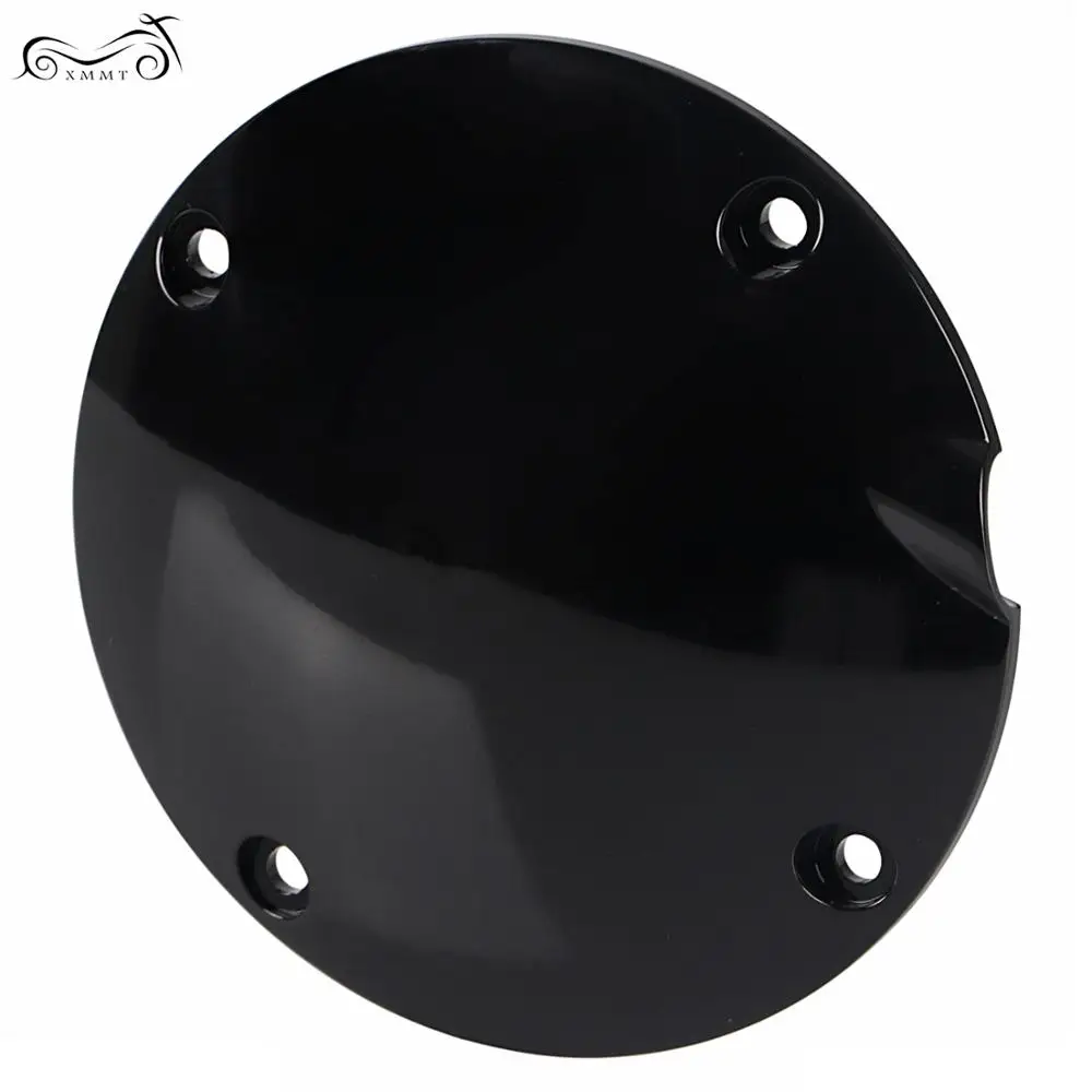 Черный ЧПУ Алюминиевый 4 отверстия глянцевый куполообразный Дерби клатч Чехол