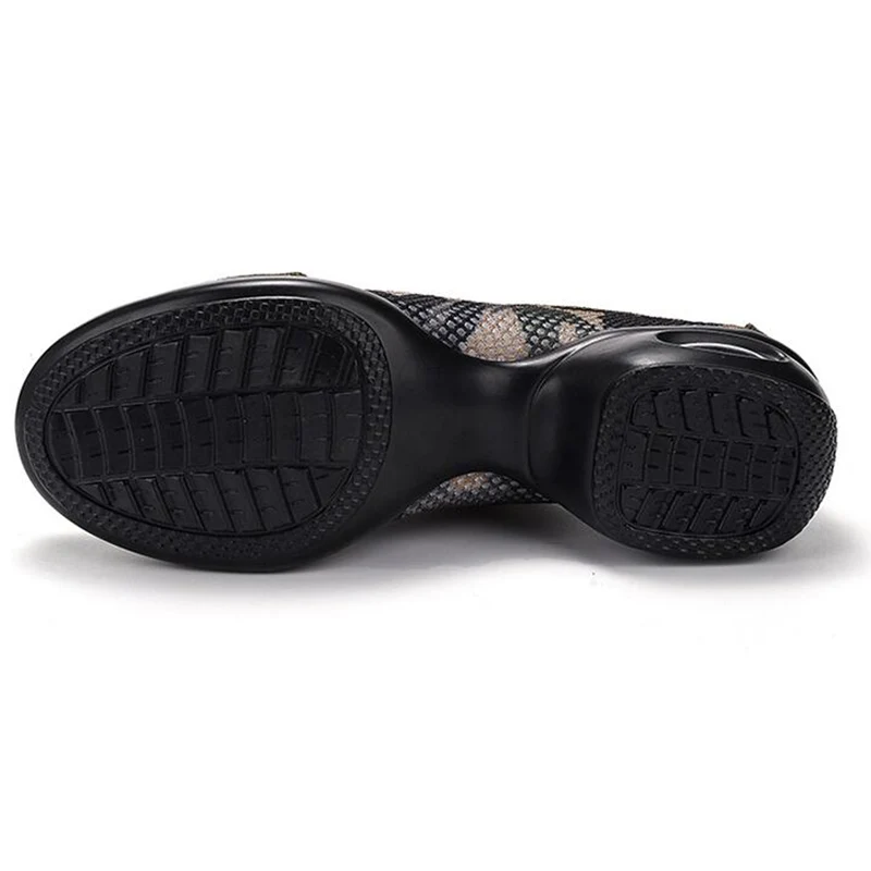 

Akexiya EU35-41 Women Men Camouflage Sports Shoes Breathable Dance Shoes Sneakers Woman Practice Shoes Modern Dance Jazz Shoes