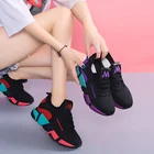 Женские кроссовки, бесплатная доставка, модная спортивная повседневная обувь на плоской подошве для активного отдыха