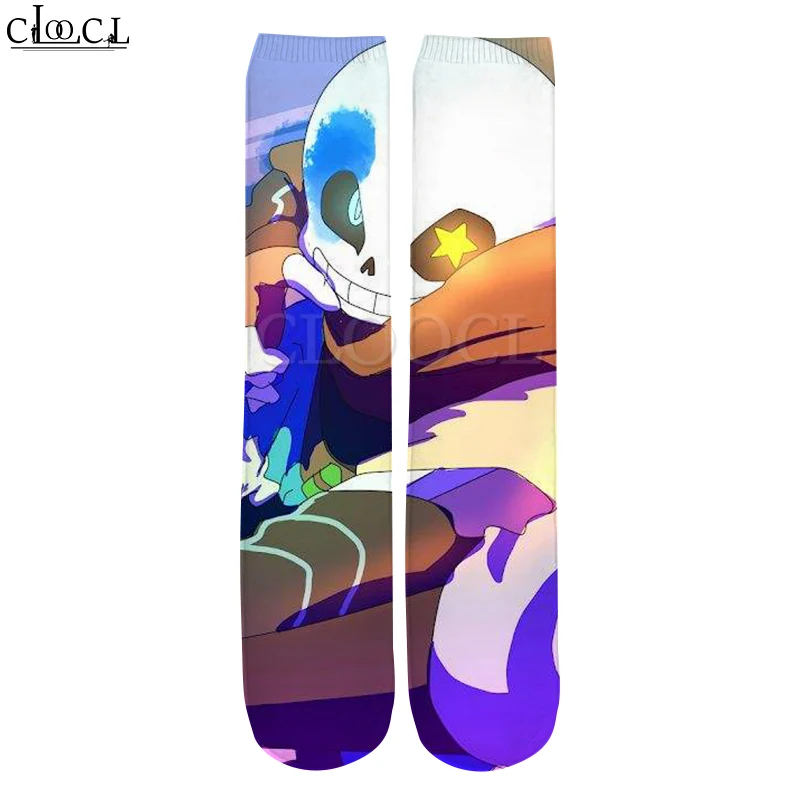 

CLOOCL Game Undertale 3D Printed 2021 New Fashion Mens All-match Harajuku Hot Selling Straight Socks