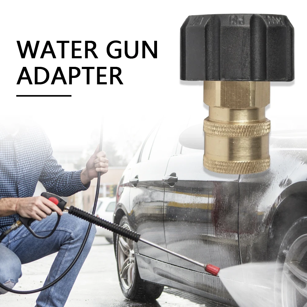 

Car Cleaning Plastic+Stainless Steel+Brass Quick Disconnect Female to M22 14 15 Female Adapter for Pressure Washer Spray Bottle