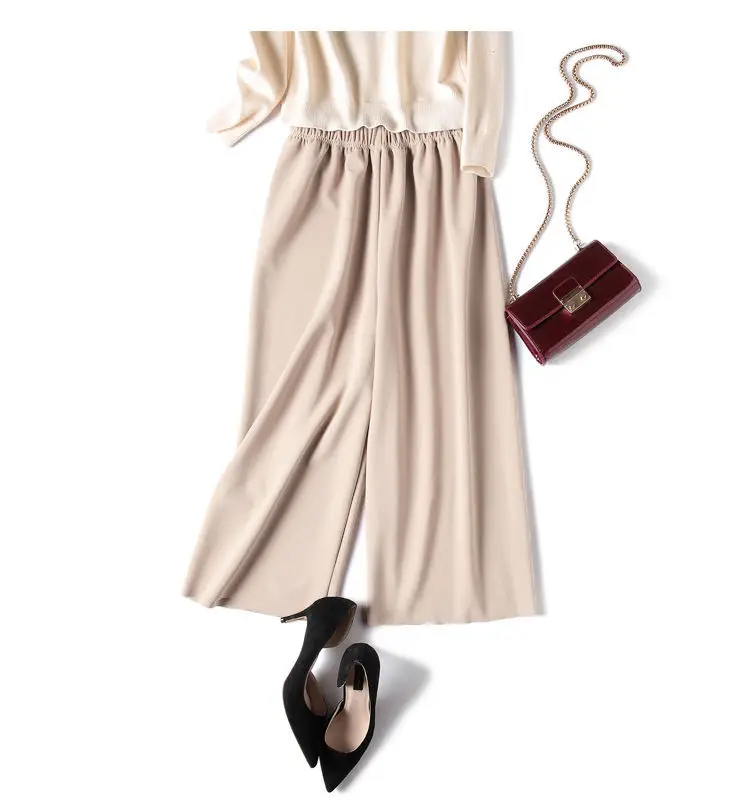 

Pants Women Summer Spring New Arrival Wide Leg Trouser Soft Elegant Oversize Ulzzang Leisure All-match Work Lady Fashion Loose