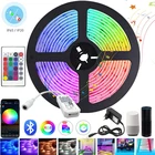 Светодиодная ленсветильник RGB 2835 5050, 51015 м, водонепроницаемая, с Wi-Fi контроллером, 12 В постоянного тока