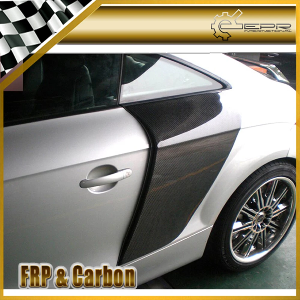 Автомобильный Стайлинг для Audi TT 2008 MK2(тип 8J) R8-Style из углеродного волокна двери добавить на