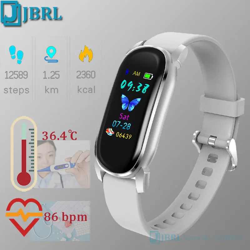 Смарт часы с Bluetooth для детей смарт браслет температурой Android IOS мальчиков и