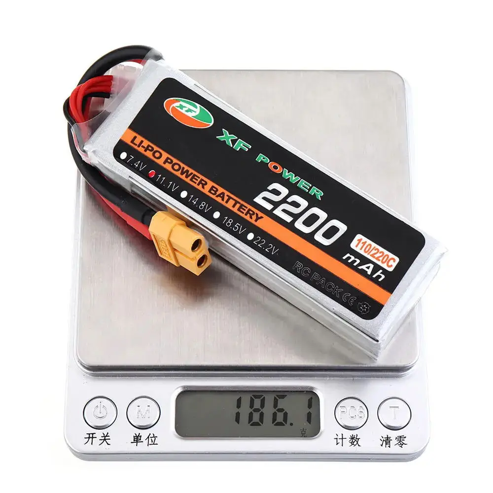 

XF/ZOP2200mAh11.1V100/200C Graphene Nano Lithium Battery