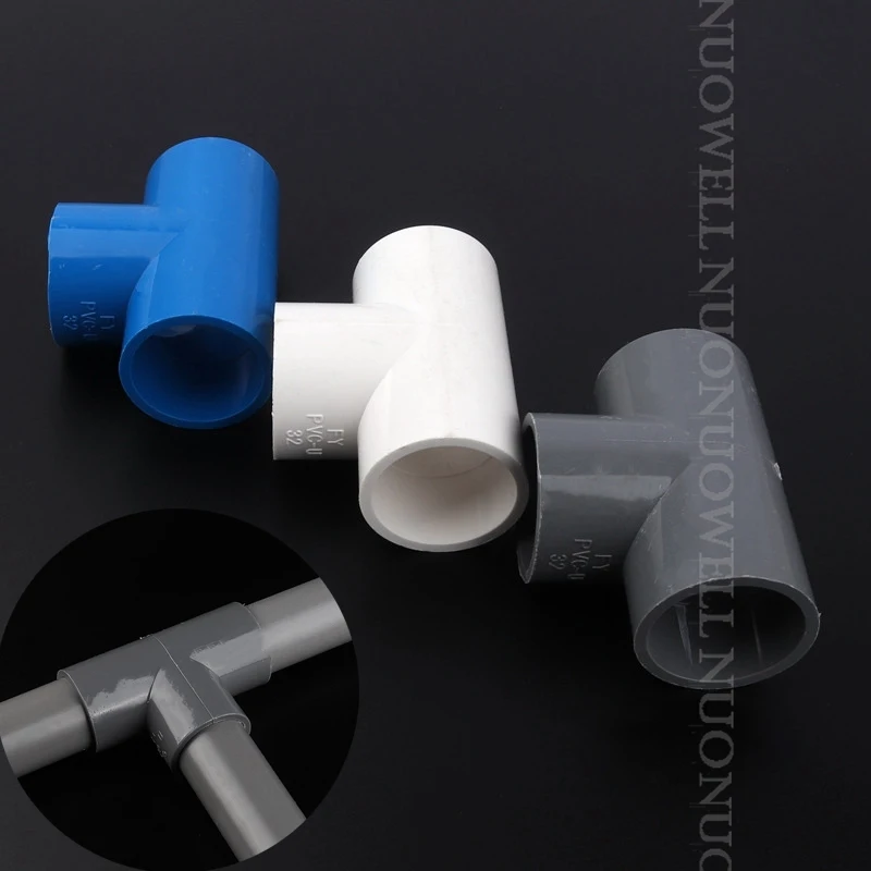 СОЕДИНИТЕЛЬ ПВХ Т-образный 3-сторонний Адаптер для труб фитинги водопроводных