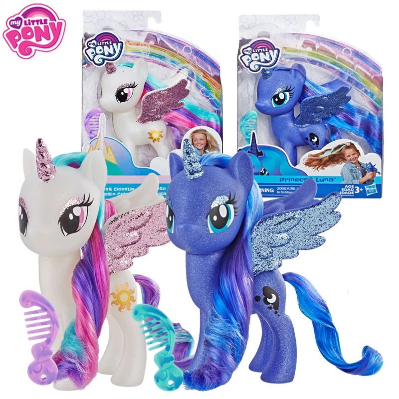 My Little Pony игрушка Принцесса Селестия сверкающая принцесса Луна 6 дюймовая фигурка