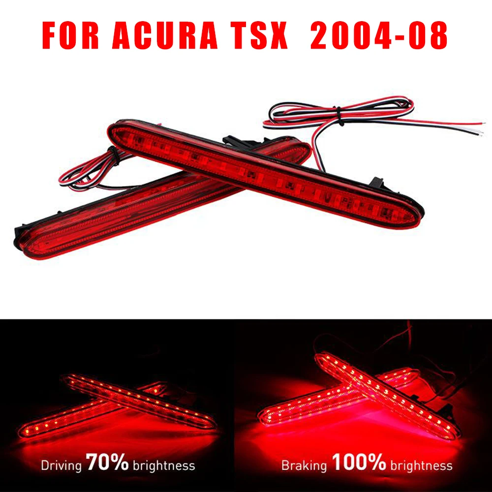 

1 Pair Tail Lights Reflector Brake Low power consumption Car Corrosion resistance