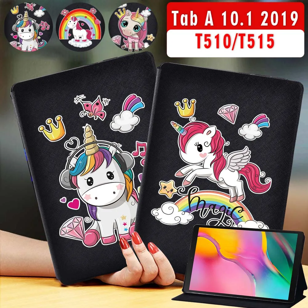 Чехол для планшета Samsung Galaxy Tab A 10 1 дюйма 2019 T510/T515 защитный чехол серии с милым