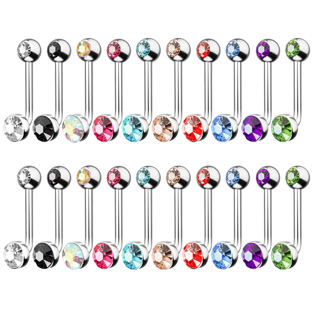 1 шт. пирсинг гениталий Titaniu Oreja ушных хрящей серьги красочный сексуальный бровей