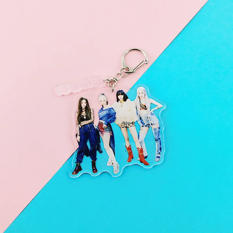 Брелок KPOP JISOO LISA ROSE JENNIE как вам нравится этот новый альбом брелок модный милый