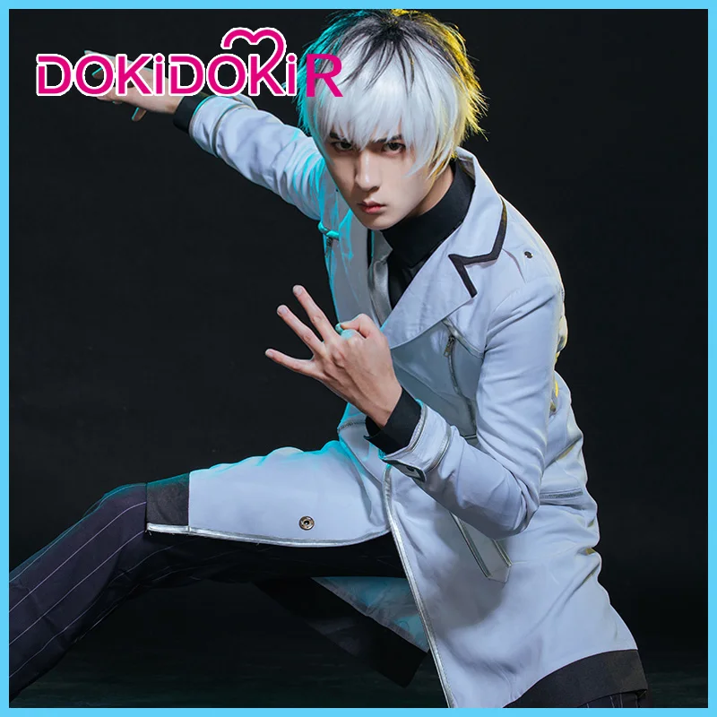 DokiDoki-R аниме косплей Tokyo Ghoul Kaneki костюм кэна мужские белые костюмы Аниме Косплей