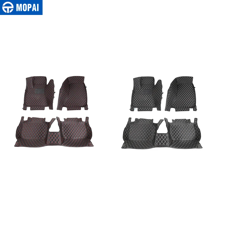 

MOPAI Floor Mats for Dodge Charger 2015+ Leather Car Foot Mat Pad Cargo Liner for Dodge Charger 2015+ Accessories