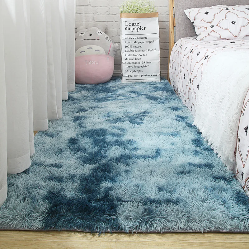 Ковер для гостиной, прикроватный коврик для спальни, простой современный серый домашний Коврик для пола, мягкое кожаное одеяло для многозонного использования