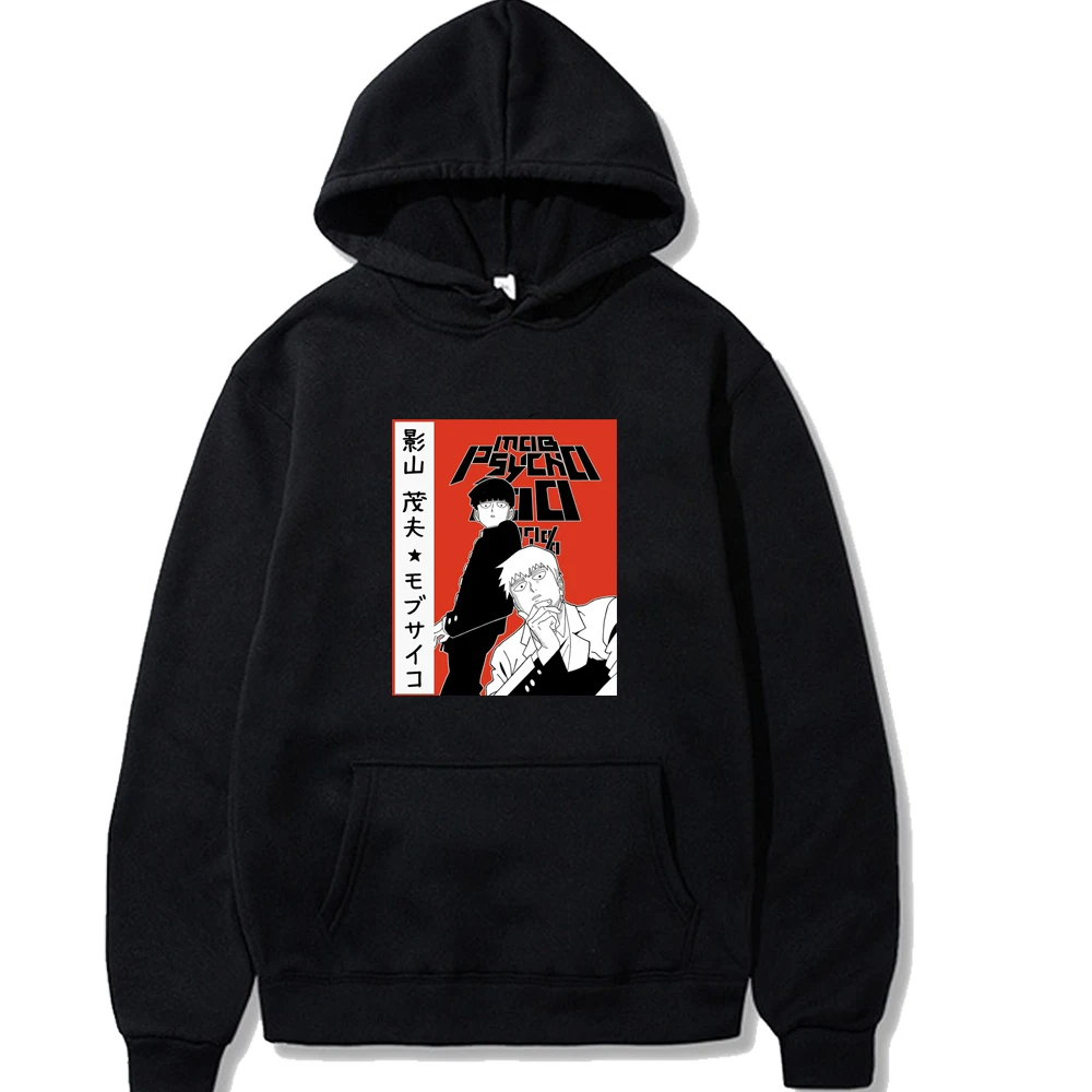 

Mob Psycho» («милый чудак» 100 с длинными рукавами для девочек, детская Толстовка Harajuku Толстовки с принтом Для мужчин свободного покроя для Толсто...