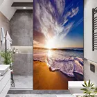 Пленка на окна, Пляжная наклейка с защитой от УФ-излучения, термоконтроль, тонировка для окон для домашнего декора