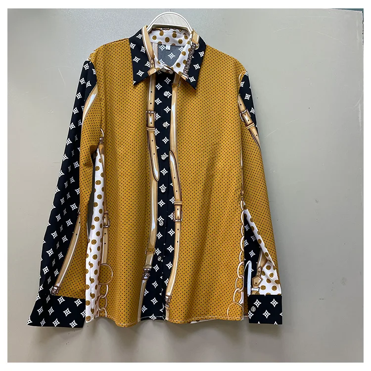 

Spring 2021 New French Style Temperament Ladies Fashion Suit Women's Long-Sleeved Shirt Pleated Short Skirt Two-Piece Suit